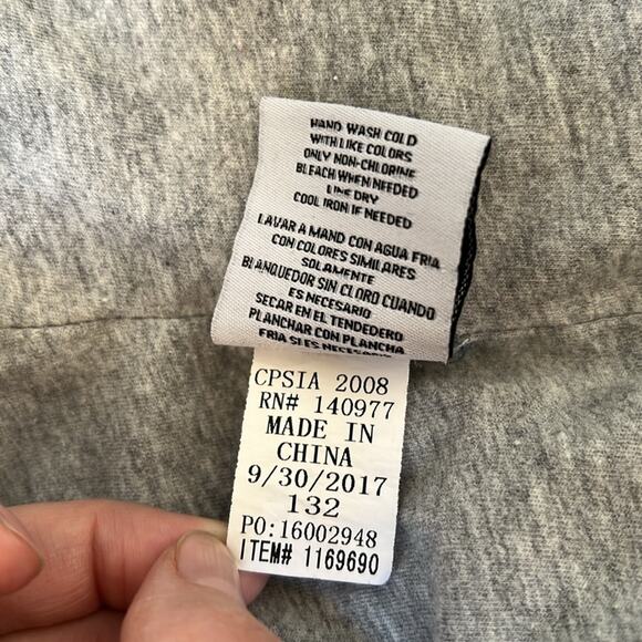 Hudson Girl’s Blue Lined Sift Jean Zip Up Embroidered Jacket Size‎ L - Picture 14 of 15